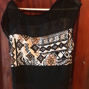 Patterned crop top
